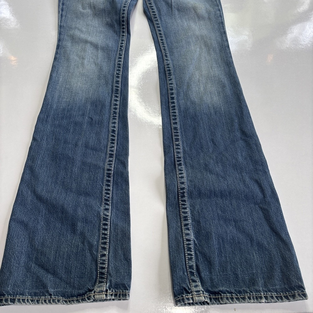 Big Star Remy Low Rise Boot Cut Women's 28XXL Flap Pocket Blue Jeans Y2K 32x38 - Picture 9 of 14
